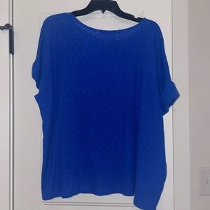 Royal Blue Knit Top